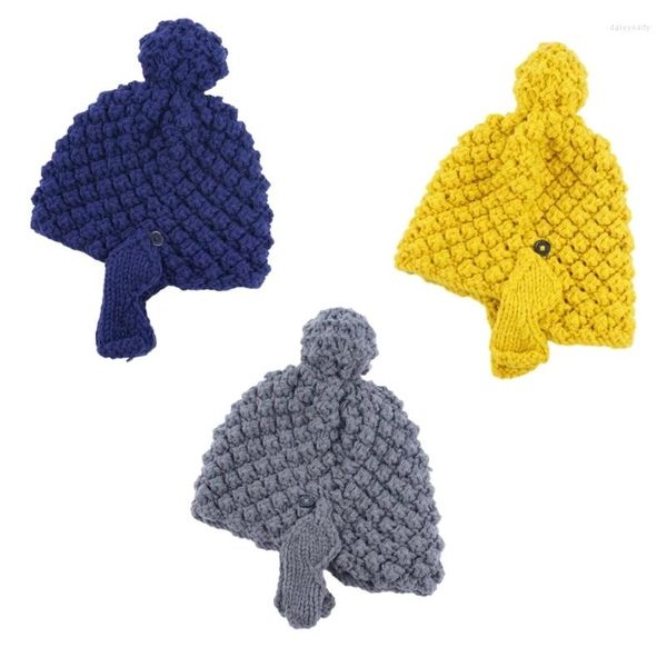 Bérets gothiques tricotés bouddhas, chapeau d'extérieur coupe-vent au Crochet pour adolescents garçons