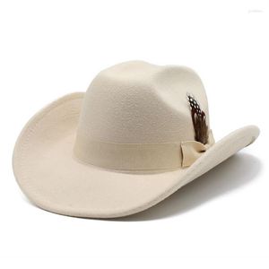 Bérets Gris Plage Luxe Femme Chapeau Élégant Hommes Chapeaux Fedora Panama Fascinators Gentleman Plumes Blanc