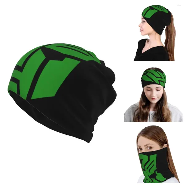 Bérets vert transformateur Autobot Skullies bonnets casquettes femmes hommes coupe-vent cou guêtre hiver Bandana écharpe pour le Ski