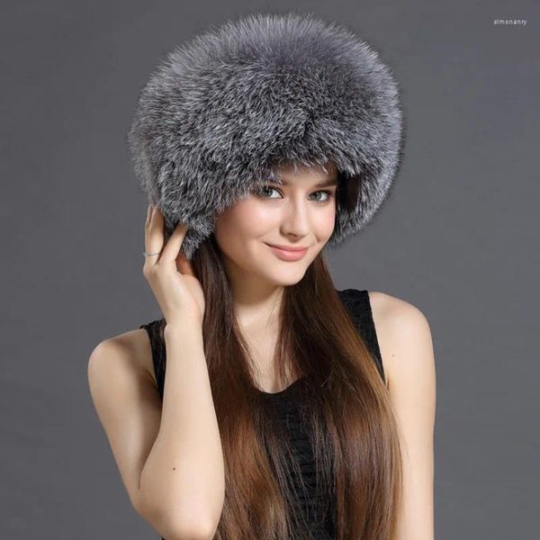 Boinas Sombrero de pelo Piel infantil Mujer Mongol Invierno