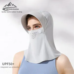 Beretten half masker ultraviolet-proof nek en oorbeveiliging hoofdband sjaals sjaal accessoires haar tot kleding zonnebrandcrème