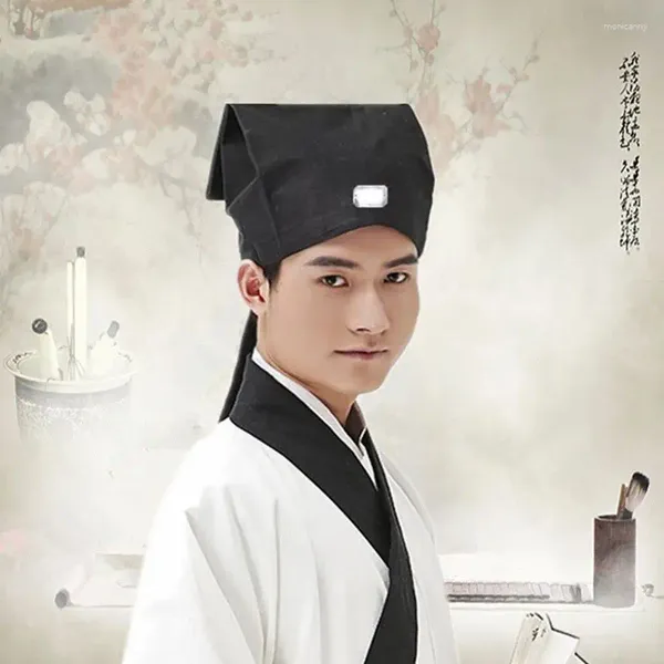 Berets Hanfu Hat Men Chinois Traditional Écharri