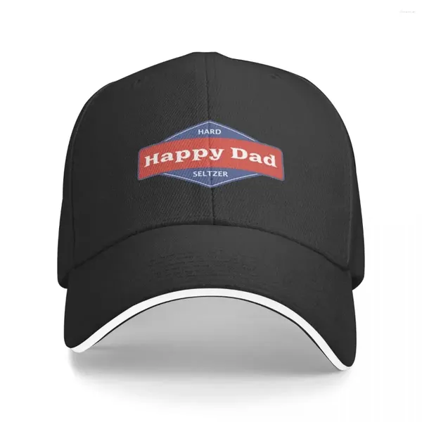 Boinas Happy Dad Camiseta Gorras De Béisbol Policromático Moda Sombreros Transpirable Casual Al Aire Libre Para Hombres Y Mujeres