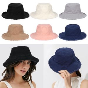 Beretten Harajuku Style Sun Bucket Hats Women Men Cotton Summer Fisherman Caps Teen Outdoor Sports Fishing Hat Panama Hatberets