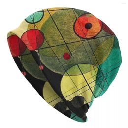 Bérets chapeau cercles en cercle par Wassily Kandinsky casquettes fines pour hommes Picasso peinture Style Skullies bonnets Ski doux Bonnet chapeaux