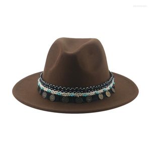 Bérets chapeau chapeaux pour femmes Fedoras feutré homme été hiver femmes décontracté formel luxe mariage décorer Sombreros