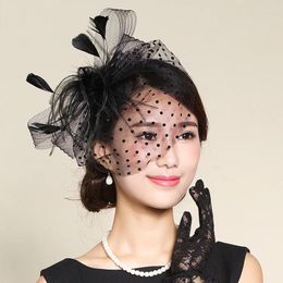 Bérets chapeau coiffure mariée coiffe de tête doux femme département fête hiver adulte gracieux dame Fedoras B-7791