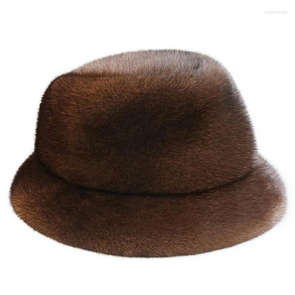 Bérets Hat Man's entier d'âge moyen et de personnes âgées à la mode à la mode chaude à la mode