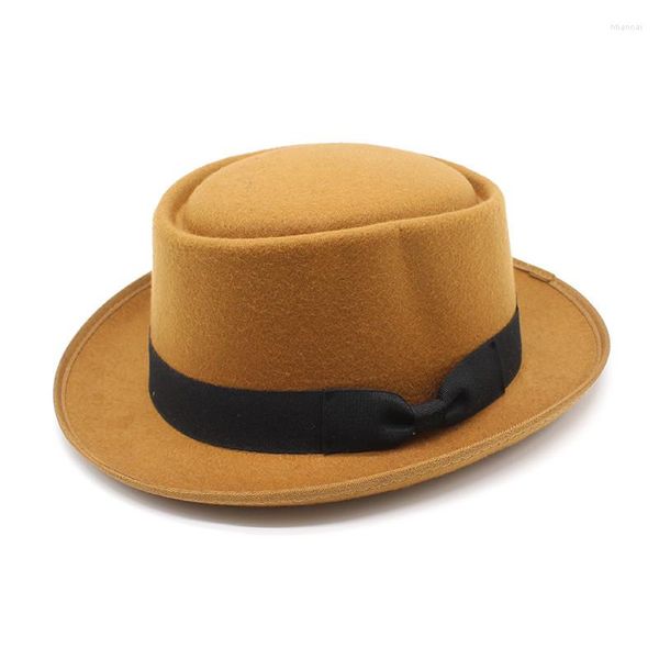 Bérets chapeaux pour hommes Cowgirl femmes chapeau seau hiver Fascinators femmes élégant Fedora Panama Cowboy femme luxe