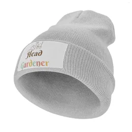 Bérets Head Gardener Tricoted Cap Visor Bage Hat pour femmes hommes