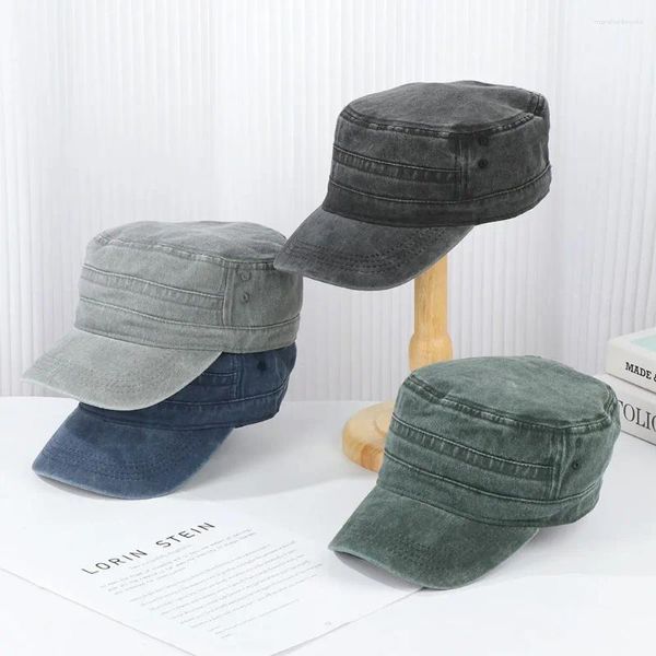 Boinas Camuflaje de alta calidad Sombrero del ejército Camo Cadete militar Combate Pesca Gorra de béisbol Primavera Verano Protector solar al aire libre Sombreros anti-UV