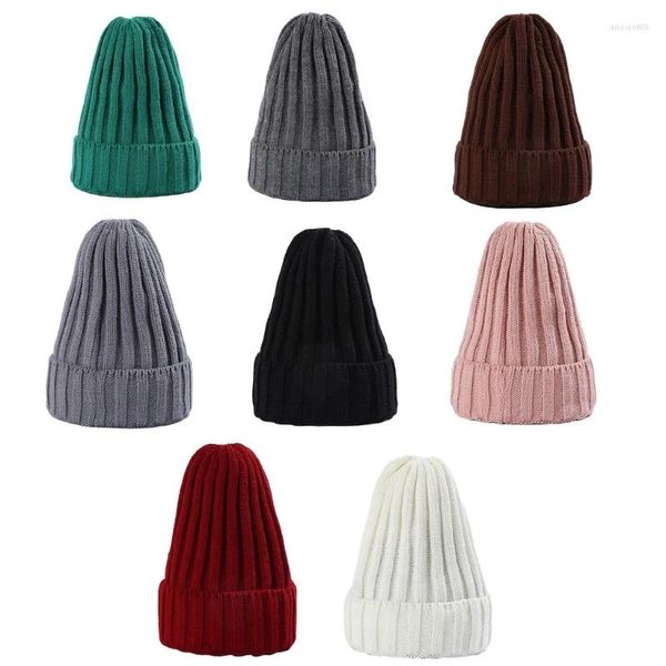 Bérets Hip Hop Unisexe Beanie Hat Y2K Girls Harajuku Po Props Polyvalent Baggy Cap pour l'automne et l'hiver