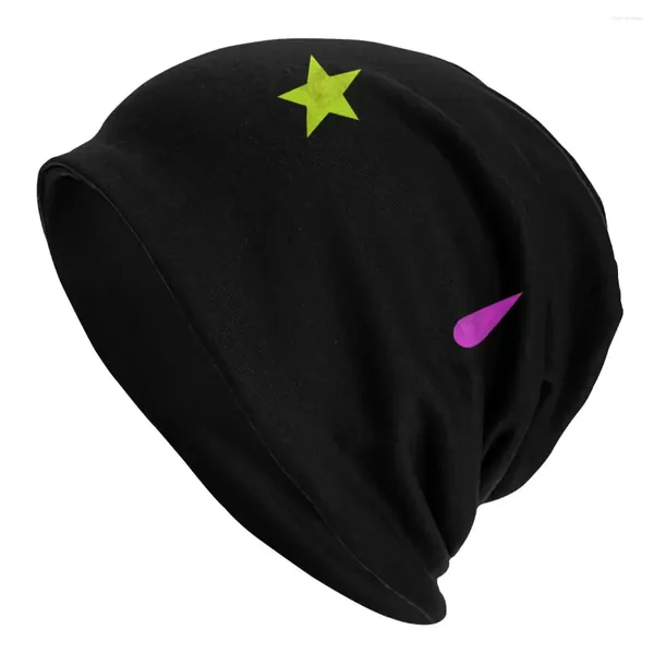 Boinas Hisoka x Cap Goth Otoño Invierno Skullies Gaijas Hat Histón Unisex Spring Masculino Cálido de gorro de doble uso Sombreros de tejer de tejido