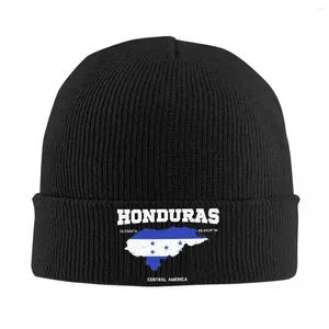 Bérets Honduras drapeau carte tricoté chapeaux de haute qualité chaud hommes femmes chapeaux casquettes