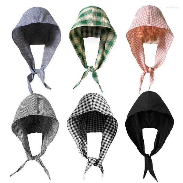 Bérets à capuche châle écharpe multicolore style cravate bandeau Original japonais chapeau hommes et femmes