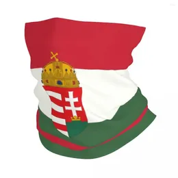 Bérets drapeau hongrois Bandana cou guêtre Protection UV visage écharpe couverture femmes hommes chapeaux Tube cagoule