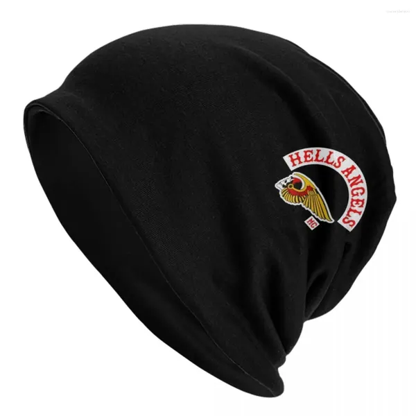 Bérets I-inferns Bonnets chapeaux A-Angel Motorcycle Company tricot Chapeau adulte Unisexe Retro Thermal Elastic Boneie Outdoor Match Caps