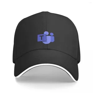 Berets I Love Teams - Microsoft Classic T-shirt Unisexe Caps Trucker Baseball Cap Snack Hat Breathable Chapeaux Polychromatiques