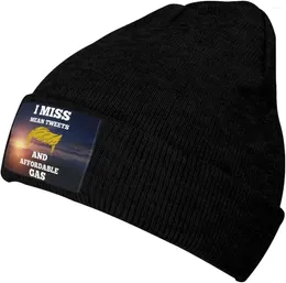 Baretten Ik Mis Mean Tweets En Betaalbare Gas Heren Winter Beanie Hoed Skate Cap Voor Vrouwen Zachte Kous Rekbaar Warm Gebreid