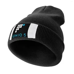 Bérets Ioniq 5 - Bonnet tricoté avec logo entièrement chargé Anime Bobble pour femmes 2024 Hommes