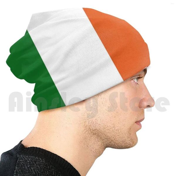 Bérets Irlande Drapeau Bonnets Imprimer Pull Casquette Confortable Risque Designer Santé