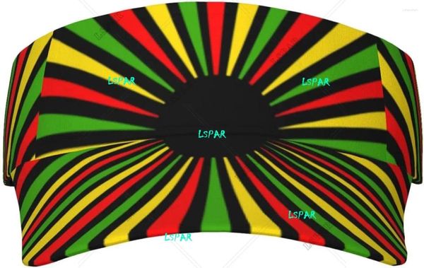 Boinas Jamaica Flag Sun Visor Hat Fashion Vacente Top Cap Baseball Golf Tennis para mujeres hombres