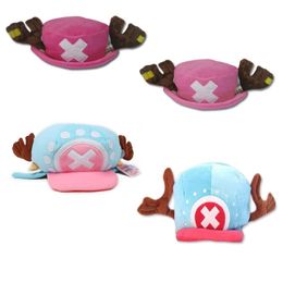 Beretten Japanse anime speelgoed Tony Chopper Cosplay pluche katoenen hoed schattige zachte warme winter cartoon cap voor kinderen volwassen cadeau