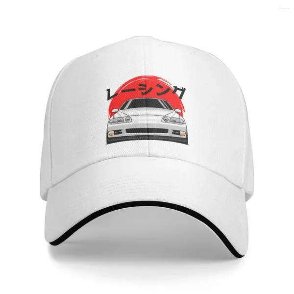 Bérets JDM Drift Casquettes de baseball Mode Japonais Car Racing Race Sandwich Cap Hommes Femmes Polyester Papa Chapeau En Plein Air