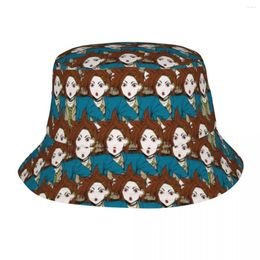 Bérets Joe Tazuna Bucket Hat For Women Summer Travel Your Turn to Die Game Anime Sun Hats Streetwear Outdoor Fisherman Ispoti