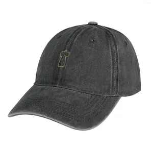 Bérets Justice Cross Classic T ShirtCap Cowboy Hat Sunhat Sunscreen Tea Trucker Chapeaux pour hommes femmes
