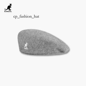 Bérets KANGOL laine béret 504 casquette hommes femmes chapeau mode dames couleur unie décontracté hiver chapeaux automne luxe chapeau blanc renard Kangol béret concepteur tendance RB béret 6358