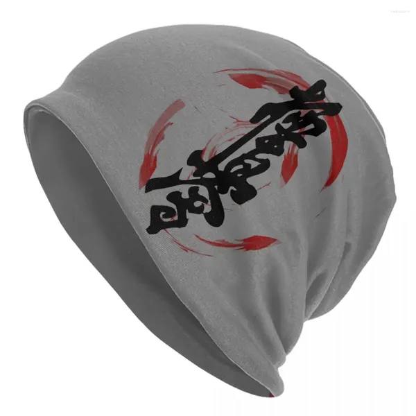 Bérets Karaté Kyokushin Bonnet Chapeaux Tricot Chapeau Hommes Casual Thermique Élastique Bonnet Automne Plein Air Sport Design Casquettes