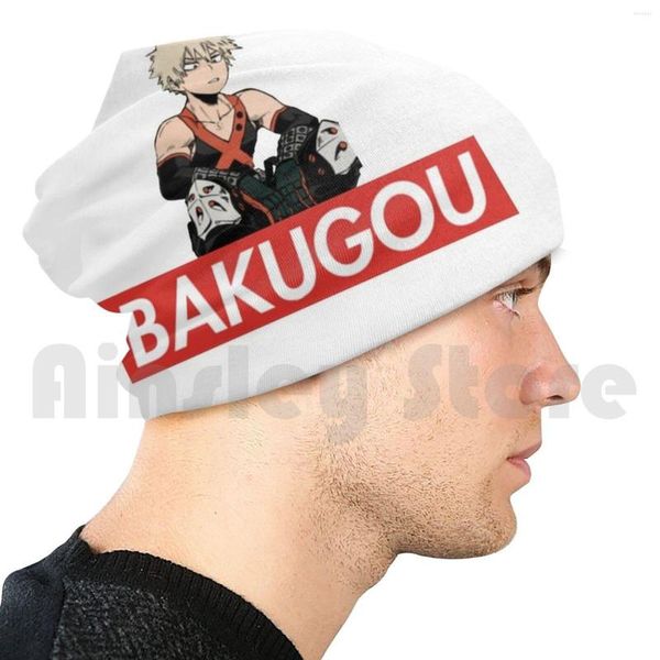 Bérets Katsuki Bakugou Bonnets Pull Casquette Confortable Bakugo Mha Bnha Boku No Hero Academia