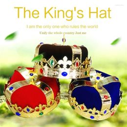 Bérets King Crowns Kid Birthday Party Party For Halloween Christmas Costume Tiaras Bandband Performance POPS