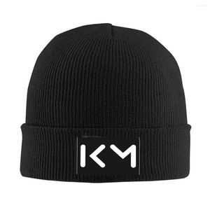 Boinas KM Mbappe fútbol Skullies gorros gorras para hombres mujeres Unisex al aire libre invierno cálido sombrero de punto adulto sombreros