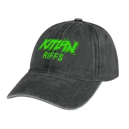 Berets Kmanriffs - Logo autonome Logo noir infilt Cowboy Hat personnalisé Cosplay Designer Luxury Man Elegant Women's Hats Men's