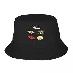 Berets Knd Kids Next Door Bucket Hats Panama pour Bob Outdoor Fisherman Summer Beach Fishing Unisexe Caps