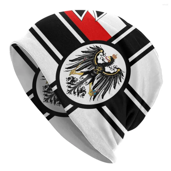 Boinas Gorro de punto Mujeres Hombres Primavera Invierno Elástico Alemania Primera Guerra Mundial Gorros con bandera al por mayor