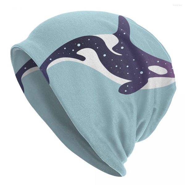 Boinas Gorro de punto Mujeres Hombres Primavera Invierno Elástico Star Whale Killer In Water Gorros al por mayor