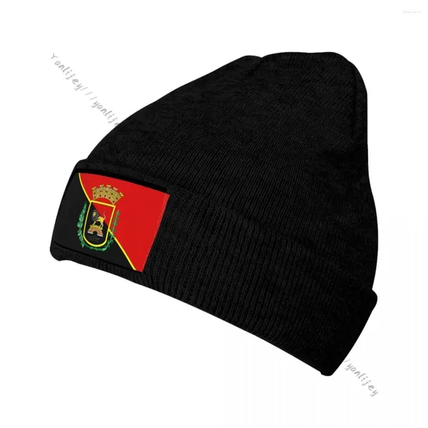 Boinas Gorro De Punto Para Hombres Mujeres Bandera De Ponce Puerto Rico Gorro Grueso De Invierno