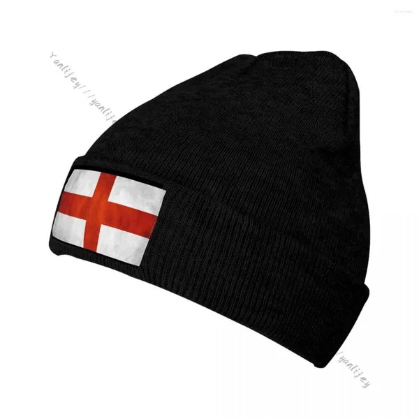 Bérets chapeau tricoté pour hommes femmes drapeau de l'Angleterre hiver casquette épaisse