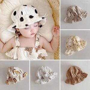 Bérets en dentelle bébé chapeau mignon coton kids boy fille capuche princesse nourrisson enfant en bas âge