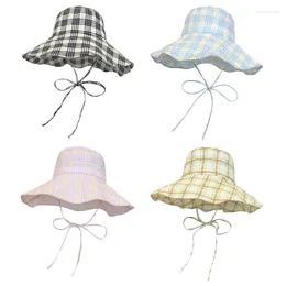 Bérets Grands Brims Sun Hat Visor respirant Fisherman Fisherman Femmes Headswear