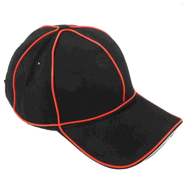Bérets LED Light Up Peaked Hat Party Night Running Glowing Baseball Décoratif