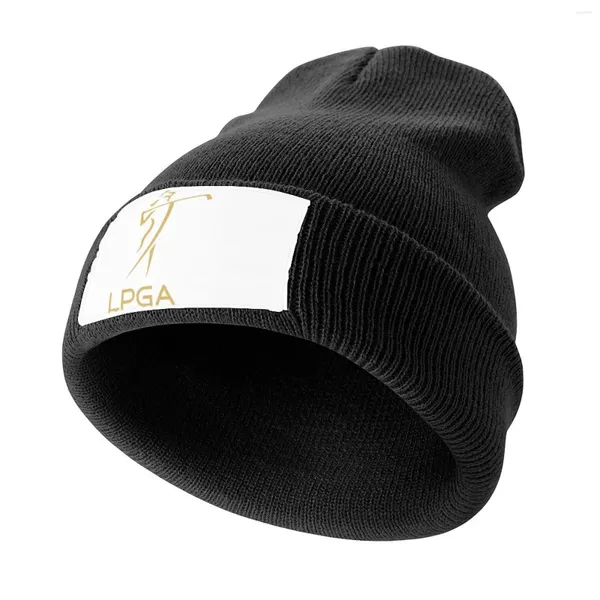 Bérets LPGA Gold Logo Casquette tricotée Protection UV Chapeau solaire de luxe Homme Trucker Femmes Chapeaux Hommes
