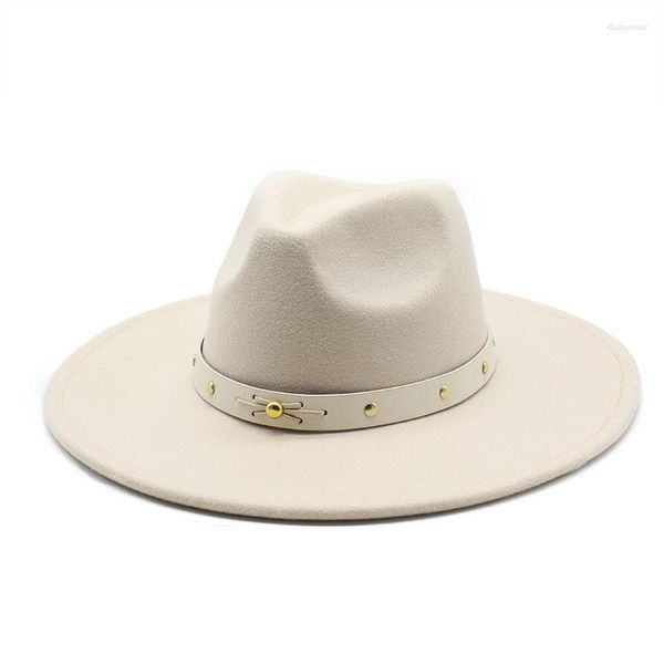 Boinas Sombrero de lujo para mujer Sombreros de hombre elegantes Jazz Copa británica Fedora Ceremonia de boda Gorra de diseñador Gorras de vaquero