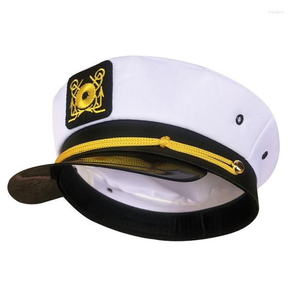 Boinas M6 Yate Capitán Sombrero Disfraz Hombres Gorra Gorro Azul Marino