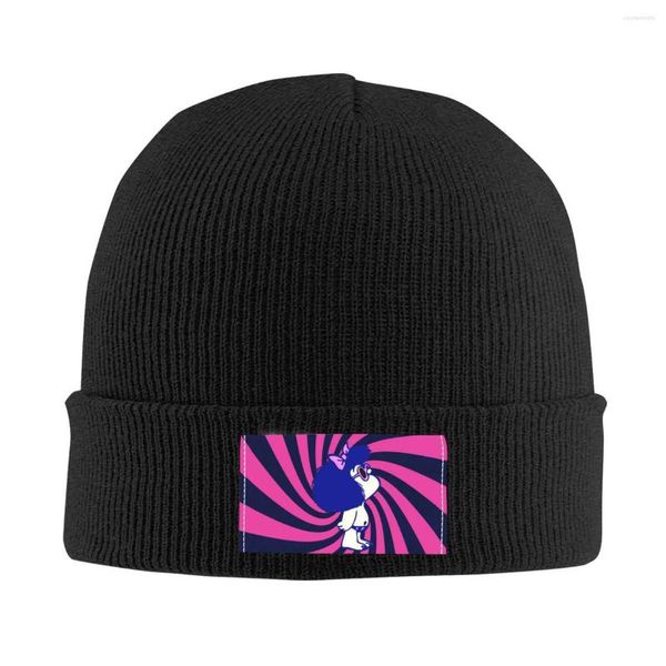 Boinas Mafalda Peace Bonnet Hat Knitting Hats Hombres Mujeres Hip Hop Unisex Adulto Argentino Dibujos animados Dibujante Invierno Skullies Gorros Gorros