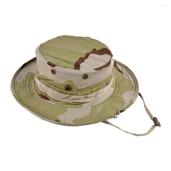 Bérets Homme Chapeau De Sport Avec Bord Rond Portable Camping Chapeaux Saisons Universelles Coupe-Vent Cap Équitation Randonnée Chasse Sac À Dos