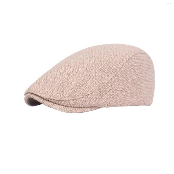 Bérets Homme Femme Quotidien Plat Shopping Béret Cap Mode Conduite Sboy Chapeau Linge Rencontres Réglable Cadeau D'anniversaire En Plein Air Voyage Golf